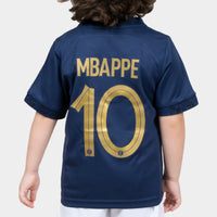 Thumbnail for Mbappé France 22-23 Kids Home Kit