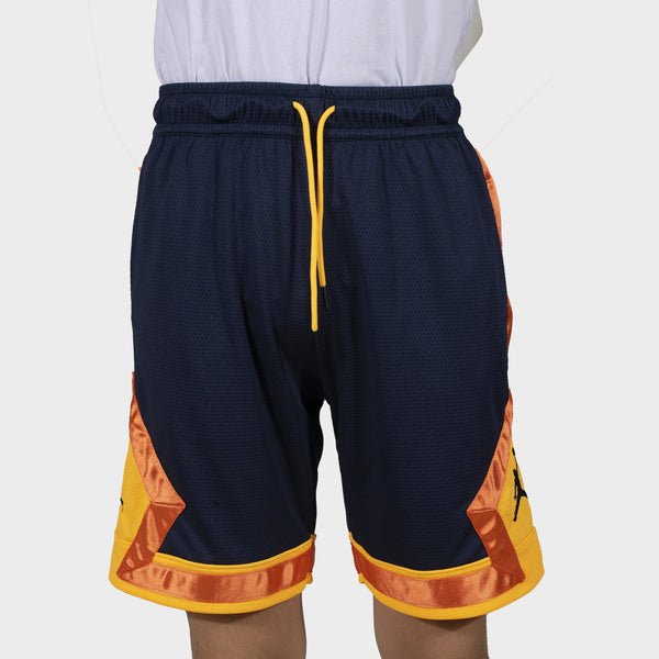 Men Jordan Navy Yellow Shorts