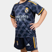Thumbnail for Real Madrid 23/24 Kids Away Kit
