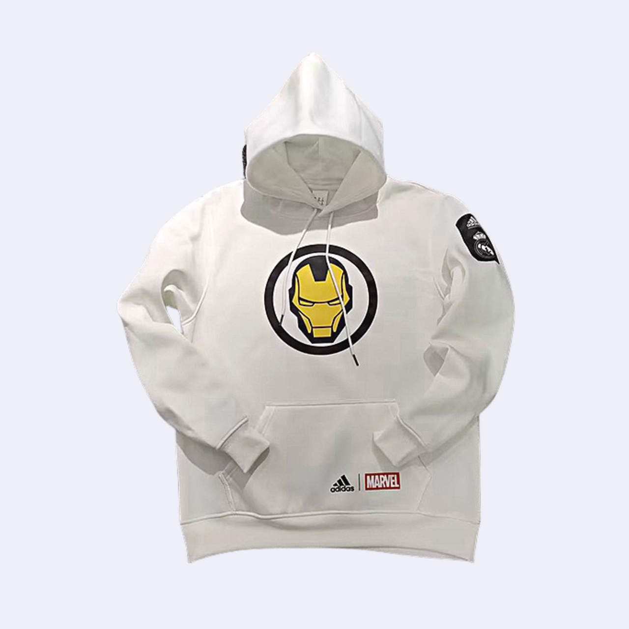 Real Madrid Marvel White Hoodie