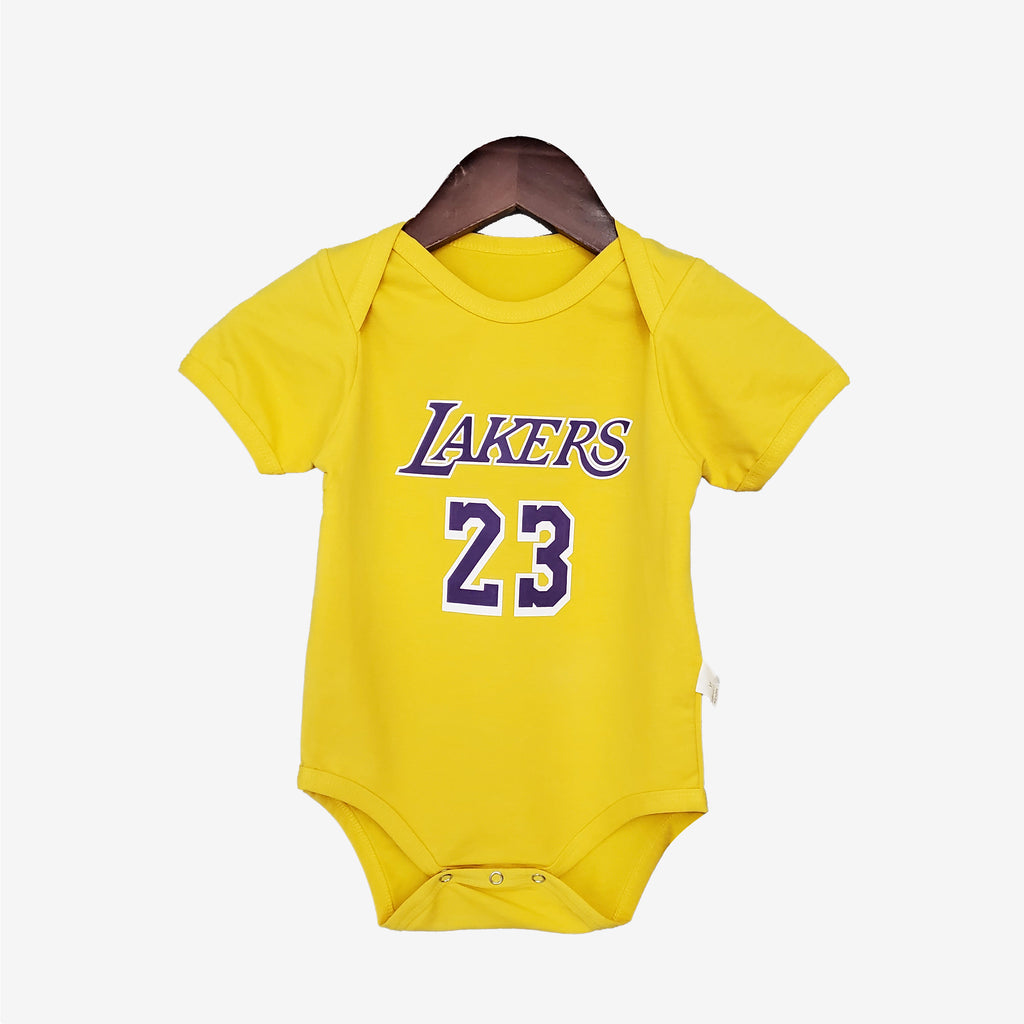 Lakers Baby Cotton Jersey Yellow