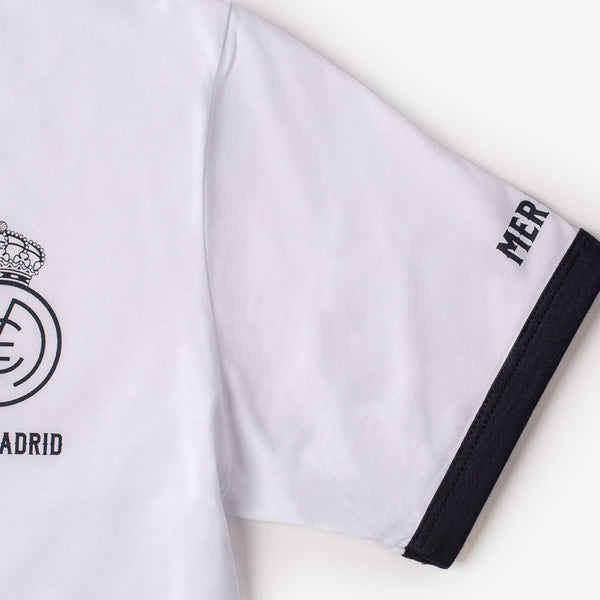 Real Madrid T-Shirt Short Sleeve - White - Mitani Store