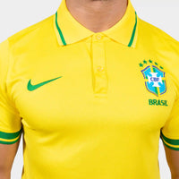Thumbnail for Brazil Men Polo Shirt Yellow