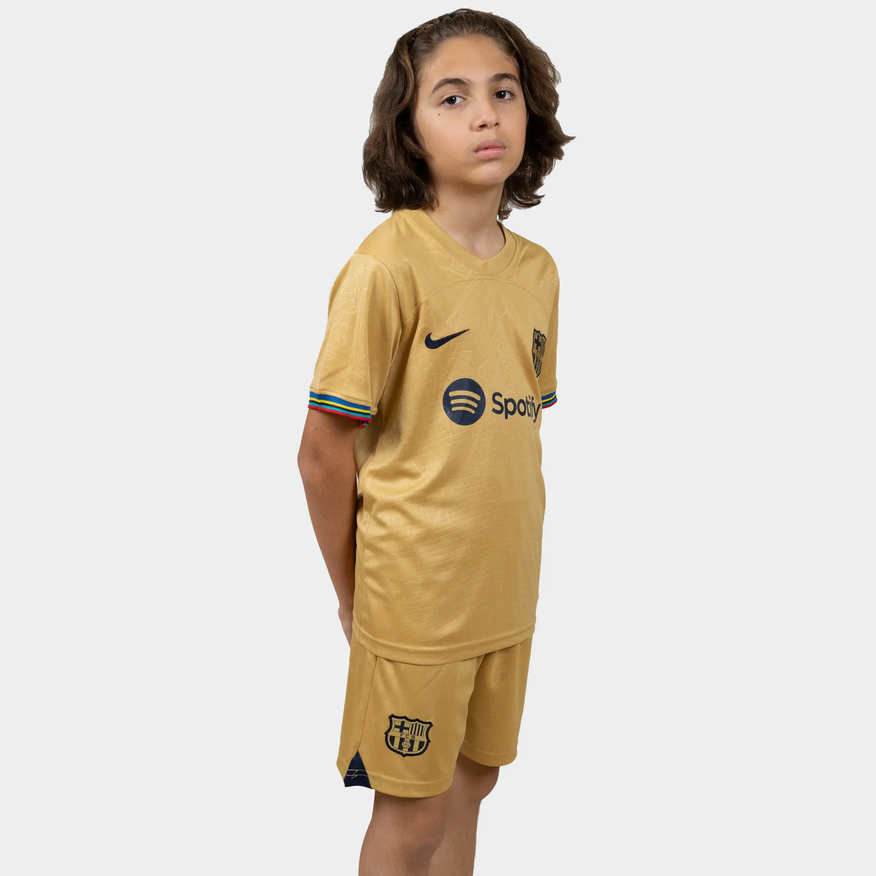 Barcelona away kit kids sales