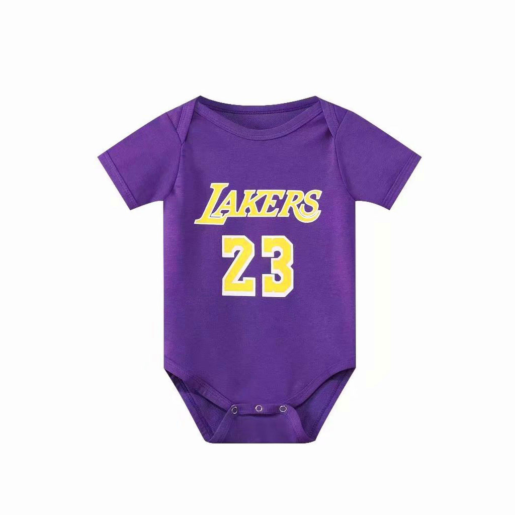 Lakers Baby Cotton Jersey Purple