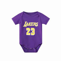 Thumbnail for Lakers Baby Cotton Jersey Purple