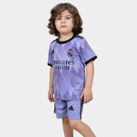 Thumbnail for Real Madrid 22/23 Kids Away Kit