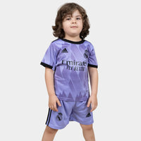 Thumbnail for Real Madrid 22/23 Kids Away Kit