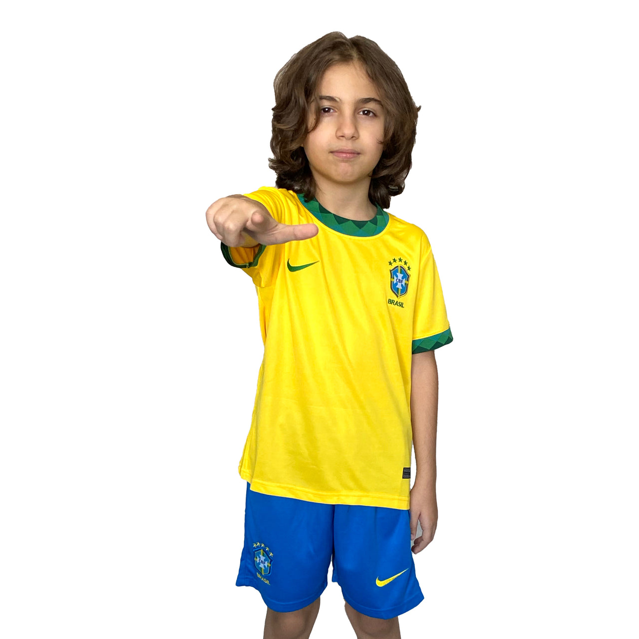 Brazil Home Full Kit Kids 2020 - Mitani Store