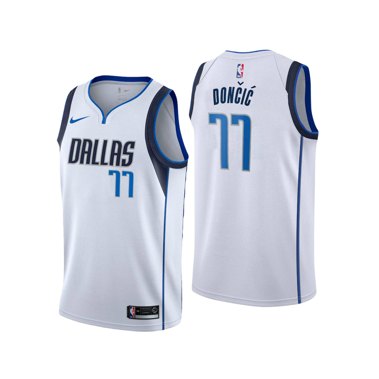 Dallas Mavericks Luka Doncic - Association Edition - White